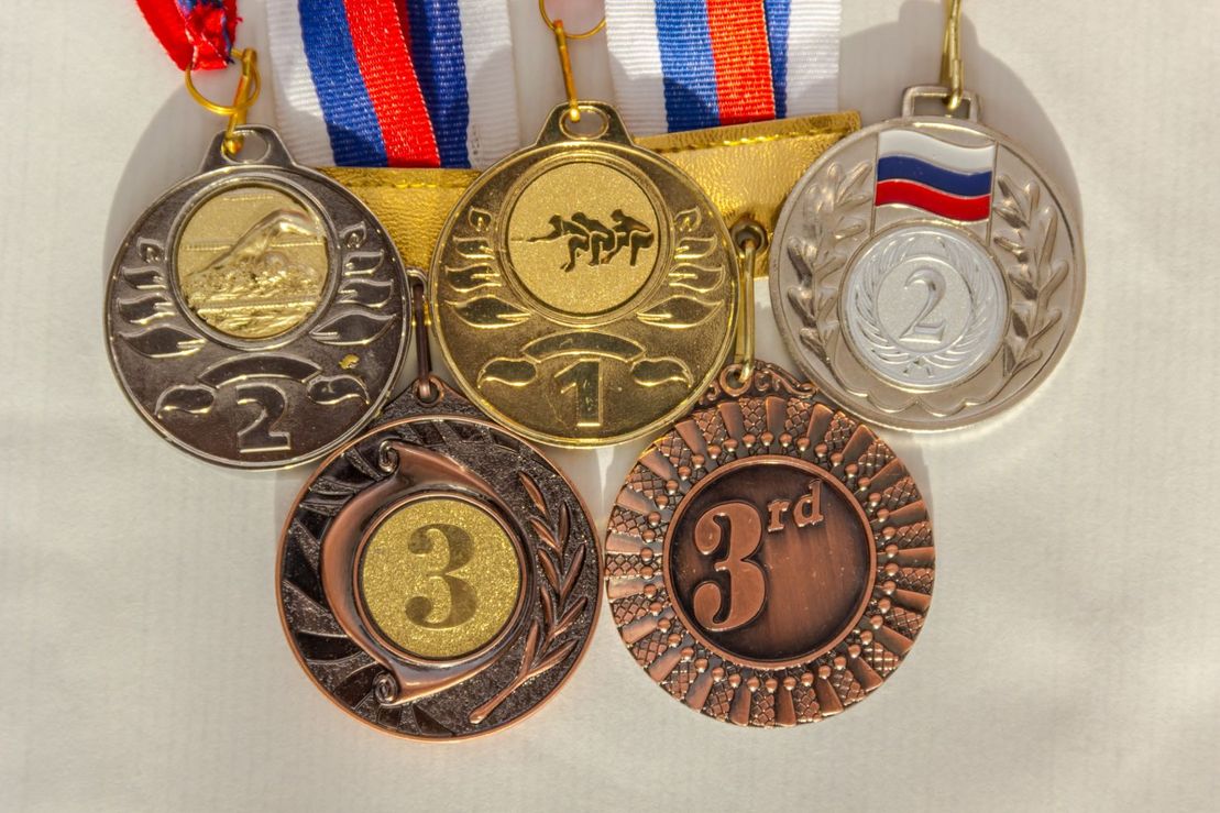 surtido de medallas de olimpiada